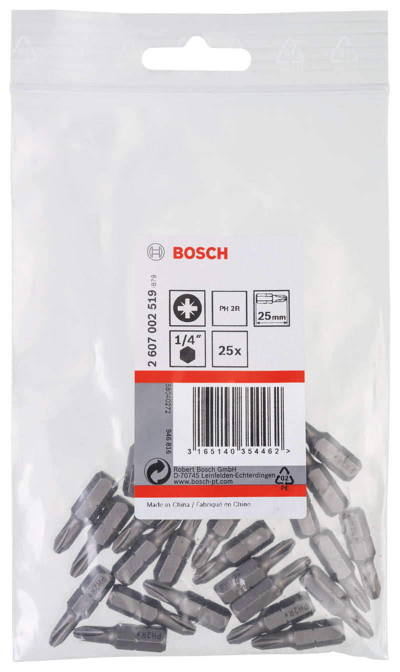 Bosch 5.37PH 2R XH 25 mm Paquete de 25
