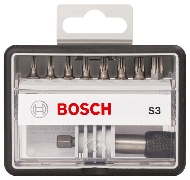 Bosch Robust Line S 8+1 extra-hard screwdriver bit set
