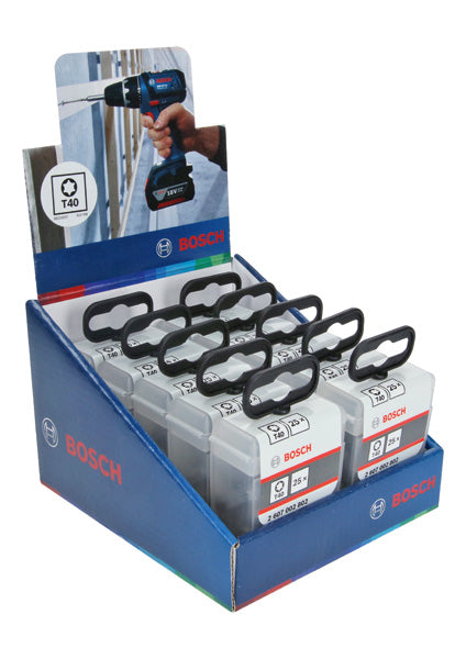 Bosch Screwdriver Bit ExH T40 25mm 25pc