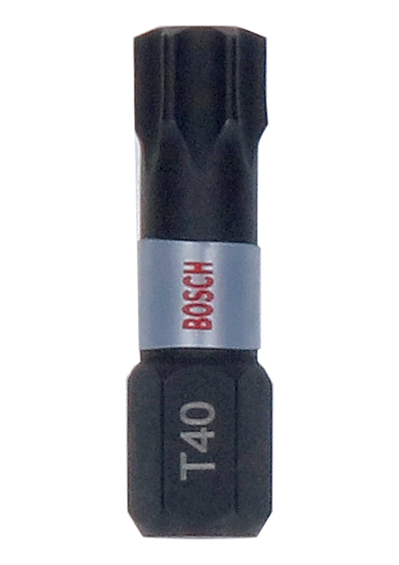 Bosch Screwdriver Bit Impact T40 25mm 25pc