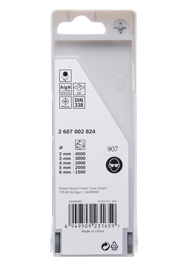 Bosch Hexagonal metal drill bit HSS PointTeQ H