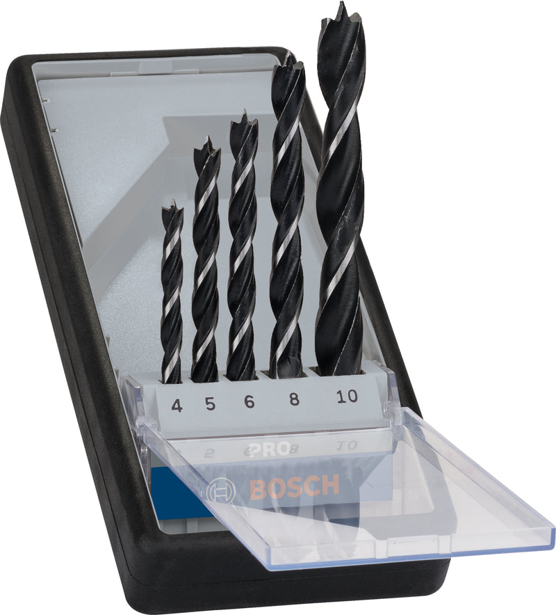 Bosch RobustLine Brad Point 5pcs