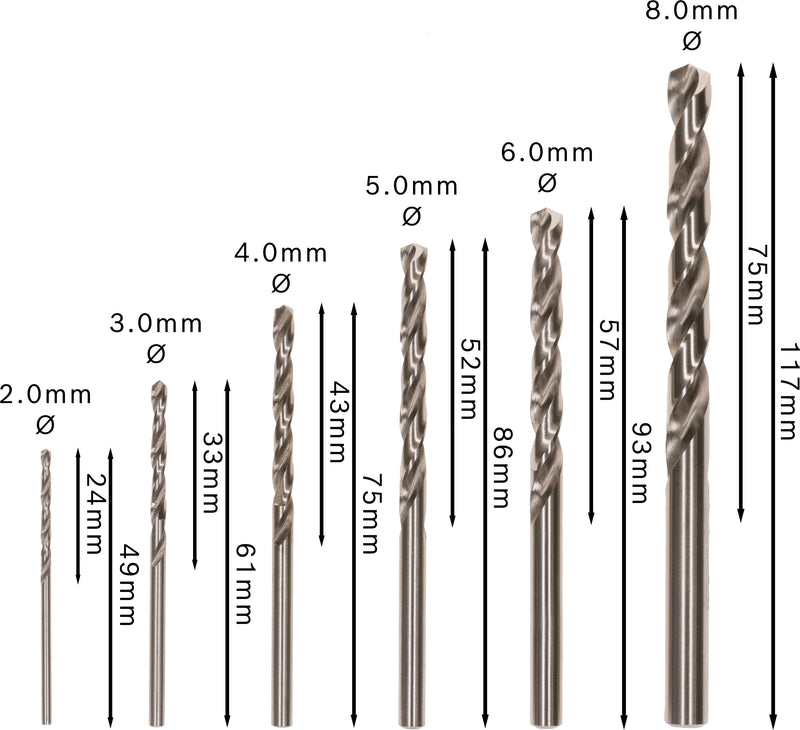 Bosch RobustLine HSS-G, 135° 6pcs