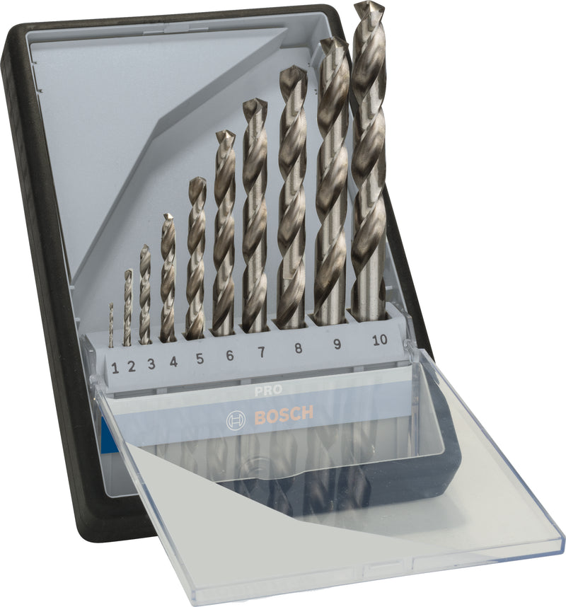 Bosch RobustLine HSS-G, 135°, 10 piezas