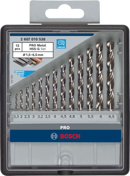 Bosch RobustLine HSS-G, 135° 13pcs