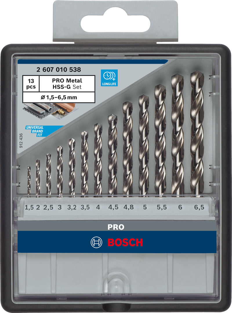 Bosch RobustLine HSS-G, 135° 13pcs