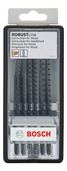 Bosch RobustLine JSB Set 6 pcs Wood Expert T