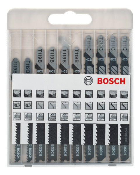 Bosch X-Pro Line jigsaw blade set wood 10pcs