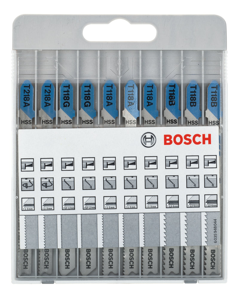Bosch X-Pro Line jigsaw blade set metal 10pcs