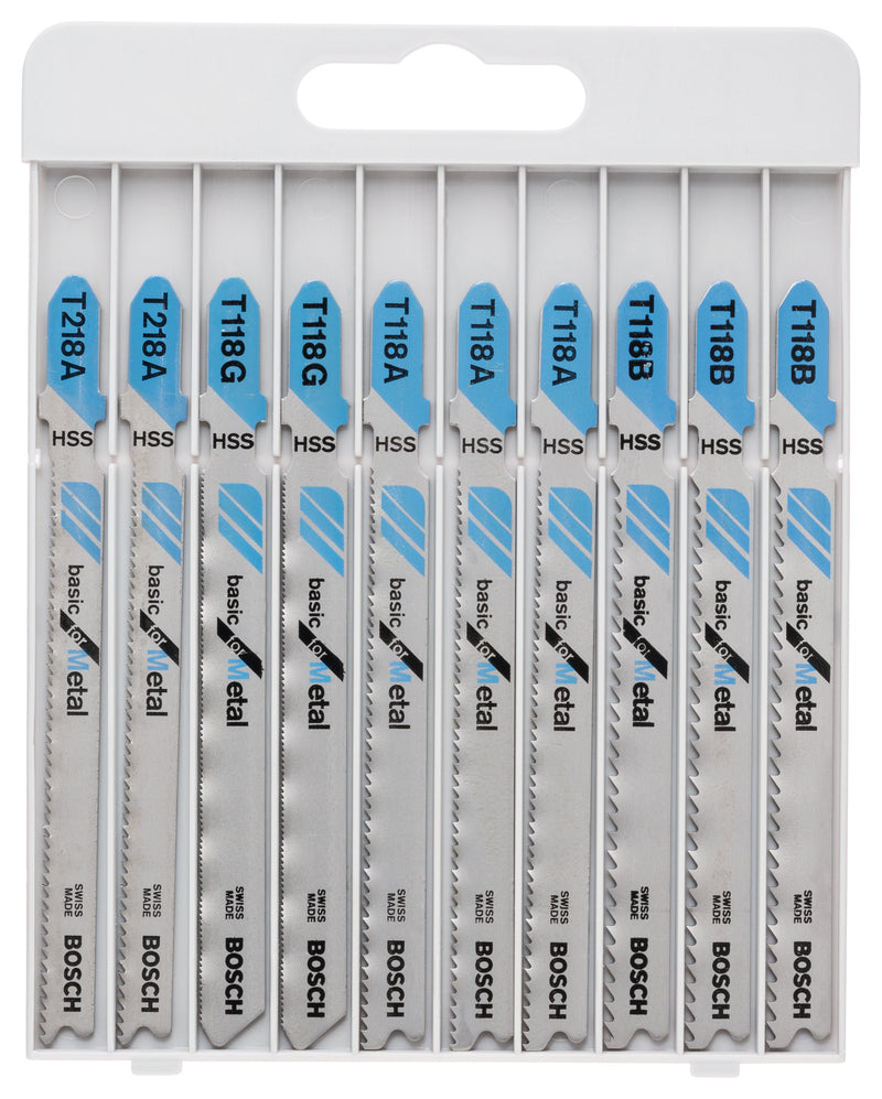 Bosch X-Pro Line jigsaw blade set metal 10pcs