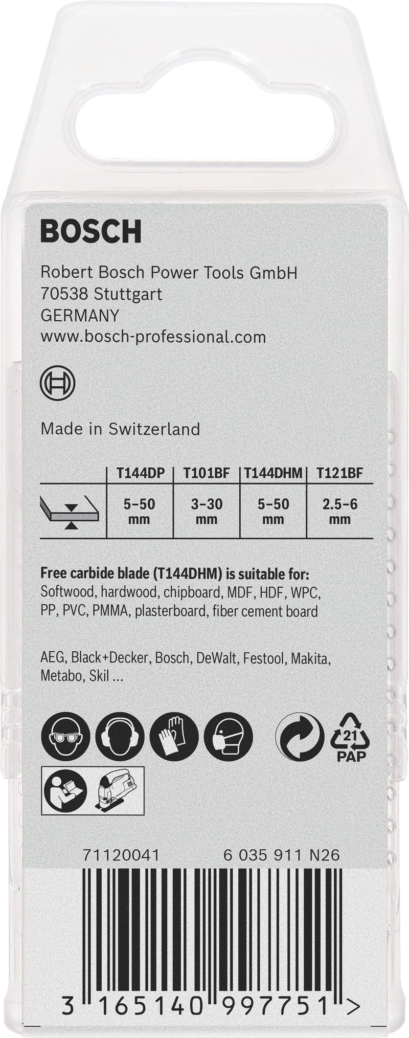 Bosch 15 x JSB Set for Wood+Metal + 1 x EXPERT
