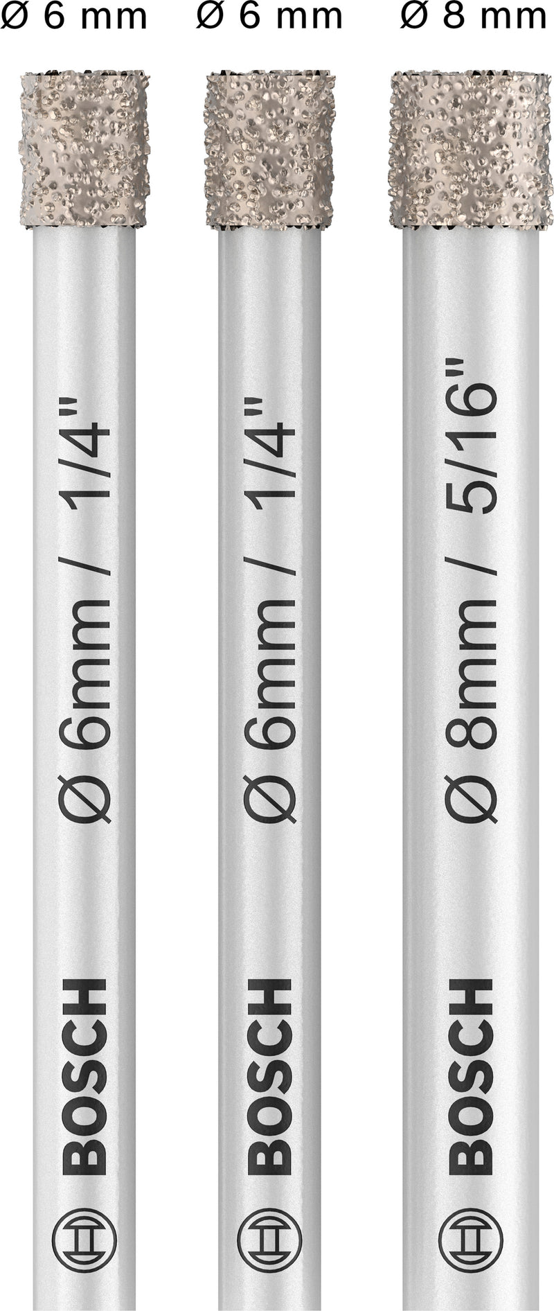 Bosch Expert for Ceramic Diamond Drill Bit set