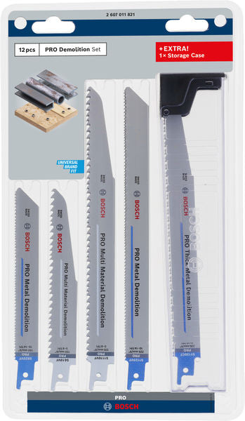 Bosch Saw Blade Set RBP 12PC SET 'Demolition'