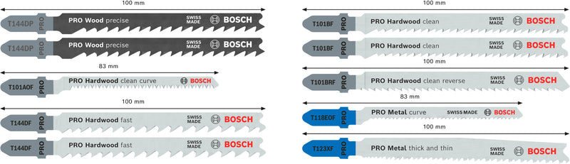 Bosch Saw Blade Set RBP- 10ER SET JSB RL