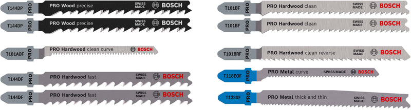 Bosch Saw Blade Set RBP- 10ER SET JSB RL