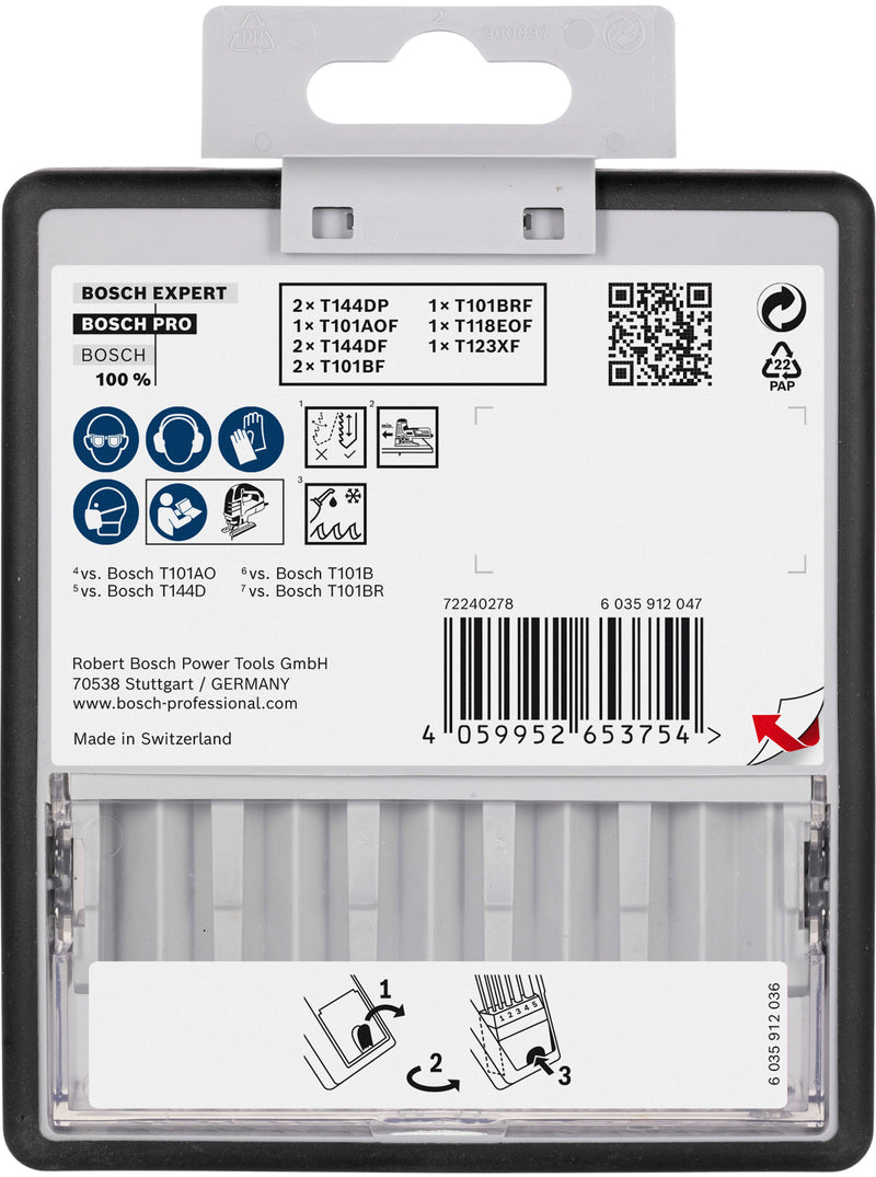 Bosch Saw Blade Set RBP- 10ER SET JSB RL