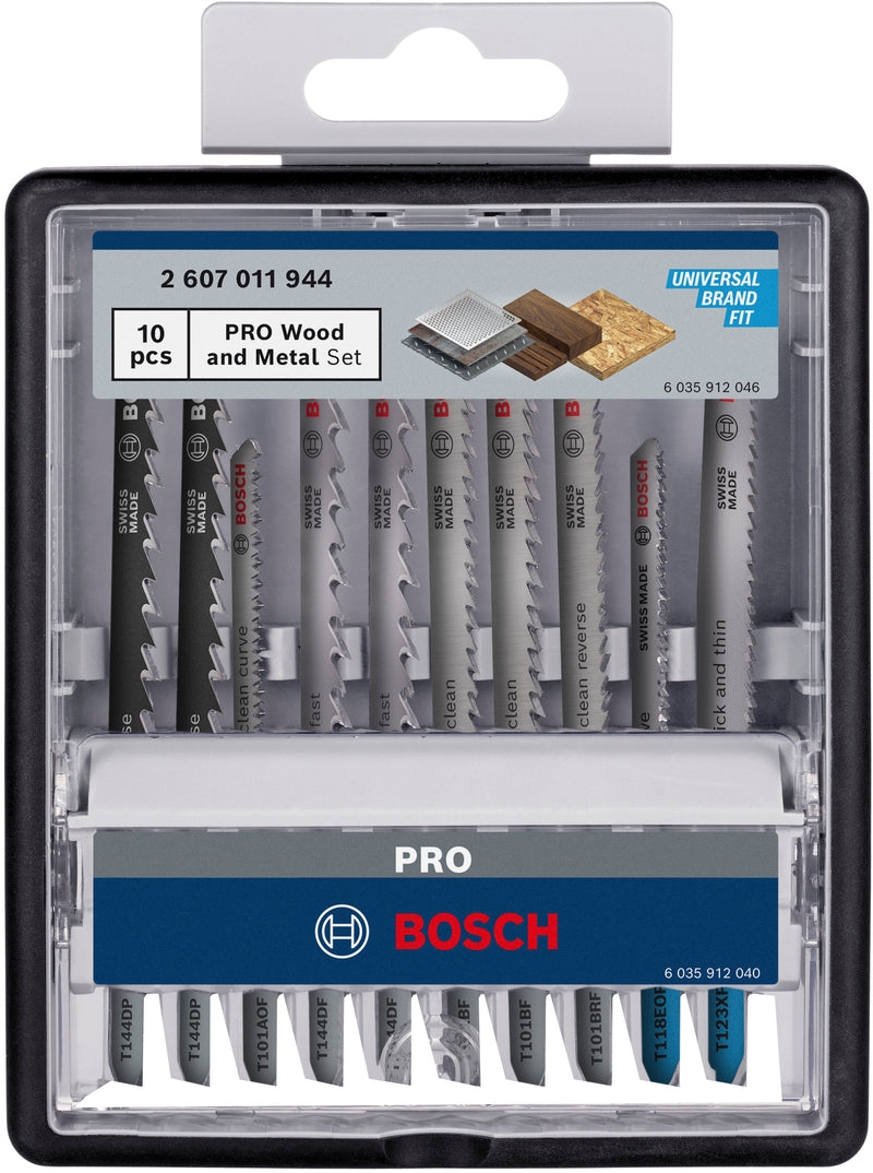 Bosch Saw Blade Set RBP- 10ER SET JSB RL