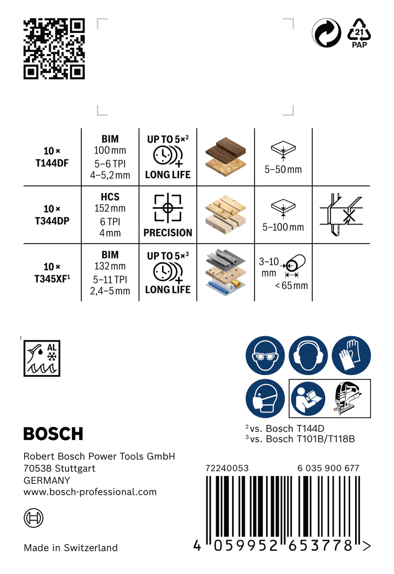 Bosch Saw Blade Set RBP - 30ER SET JSB T-BOX