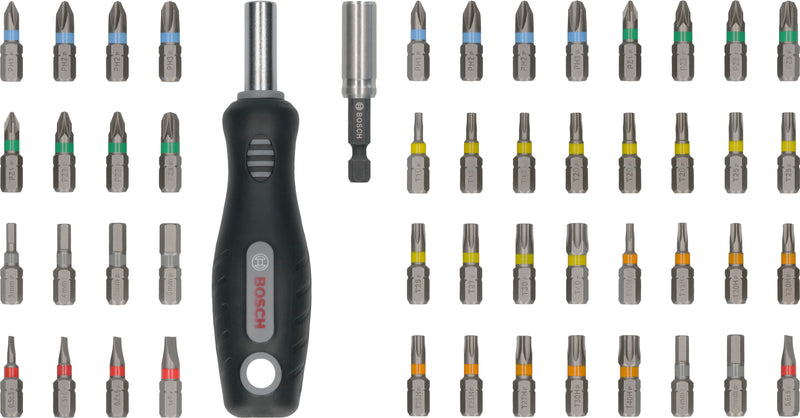Bosch Extra Hard Screwdriver Bit Set, 50 pcs
