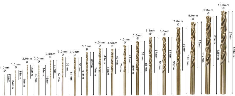 Bosch SET OF TWIST DRILLS