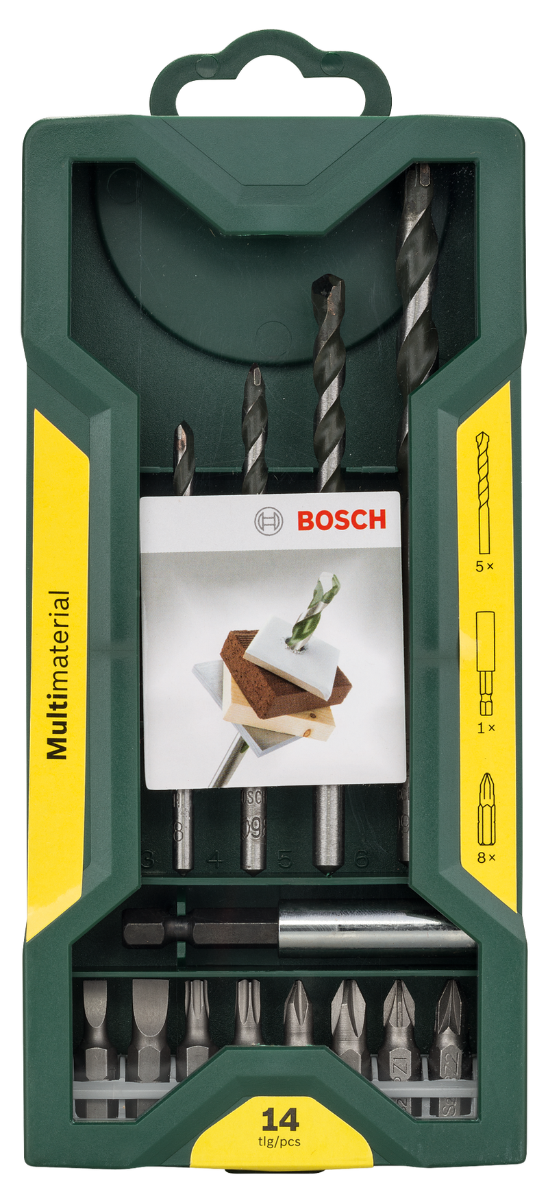 Bosch Mini X-Line with 7 bits for drilling and screwdriving (multifunction)