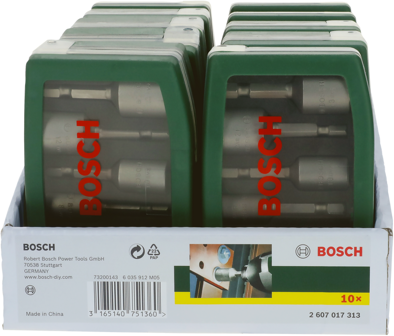 Chave de caixa Bosch 6 peças