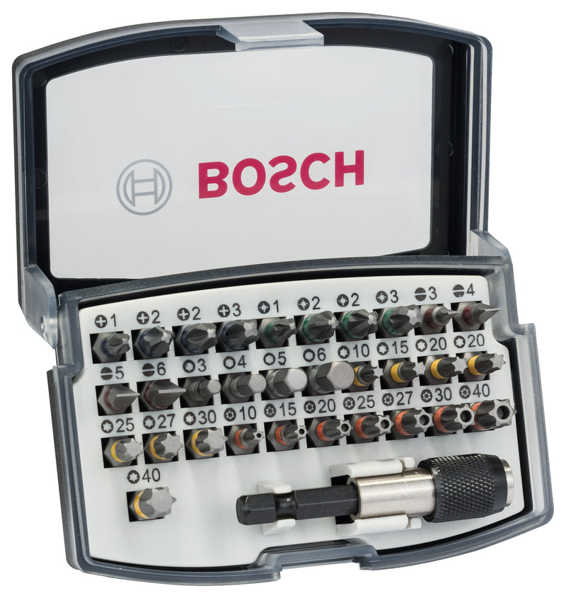 Juego de puntas de destornillador Bosch de 32 piezas