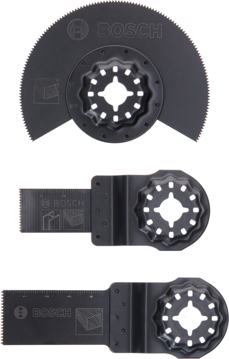 Conjunto de madeira Bosch OMT Promoline 3 peças