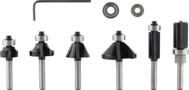 Conjunto de brocas de tupia Bosch PRO para aparar e afiar, Shan