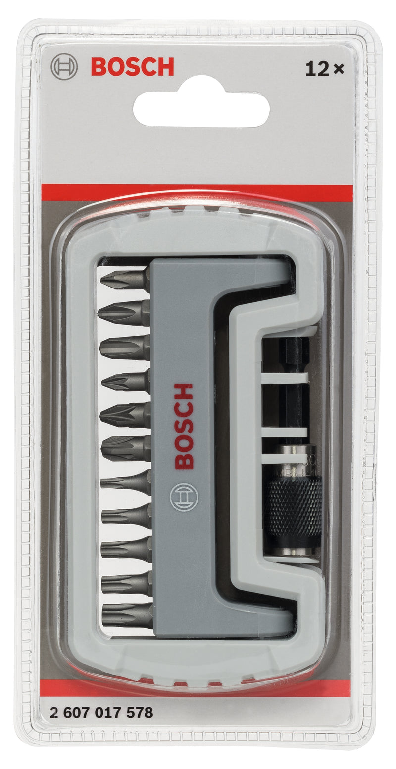 Bosch 11-Piece Compact Extra Hard Screwdriver Set with Bit Holder