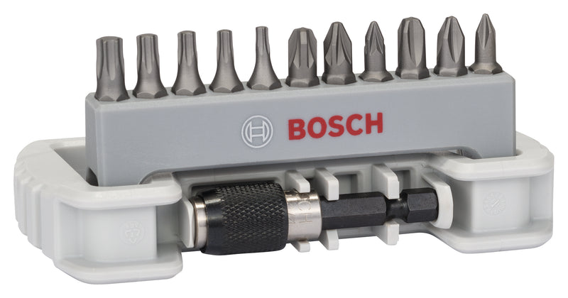 Bosch 11-Piece Compact Extra Hard Screwdriver Set with Bit Holder