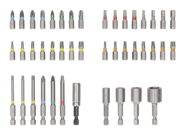 Bosch 43PC EXTRAHARD SET W/ DISPLAY