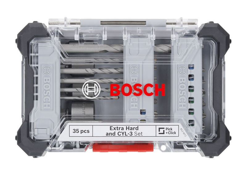 Bosch 35PC EXTRAHARD & CONCRETE SET W/ DISPLAY