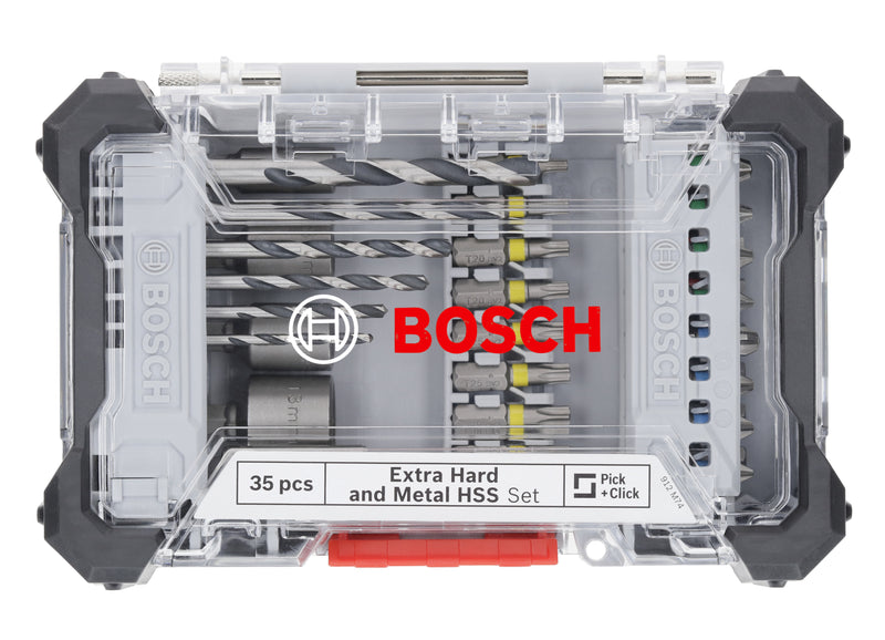 Bosch 35PC EXTRAHARD & METAL SET W/ DISPLAY