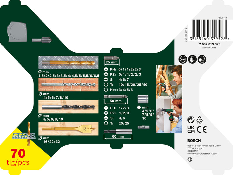 Conjunto de campanha de vendas Bosch X-Line 70Ti