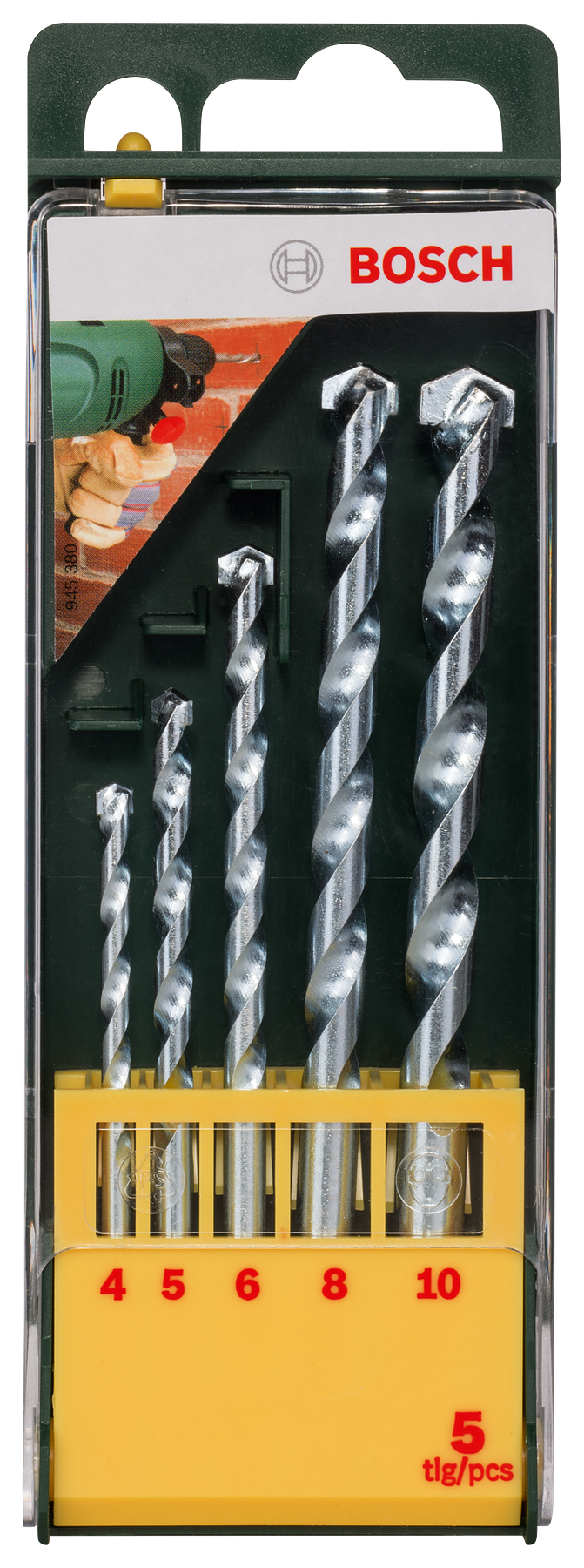 Conjunto de berbequins Bosch Prom HM, 5 peças