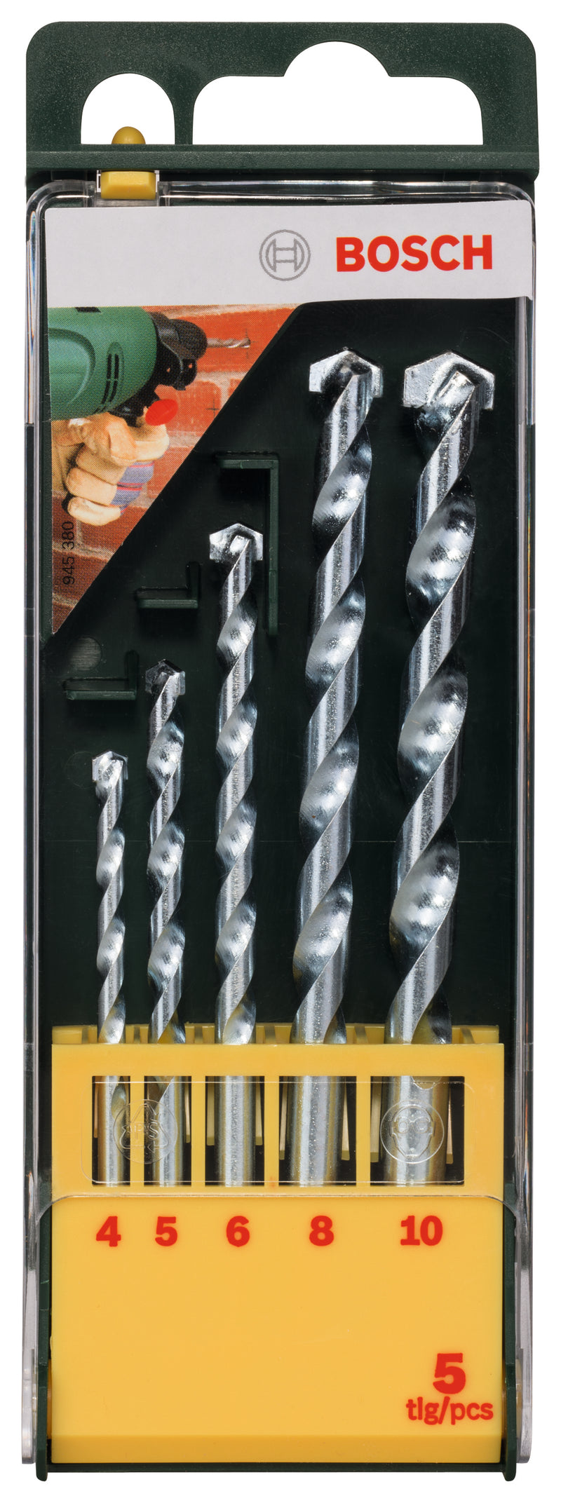 Conjunto de berbequins Bosch Prom HM, 5 peças