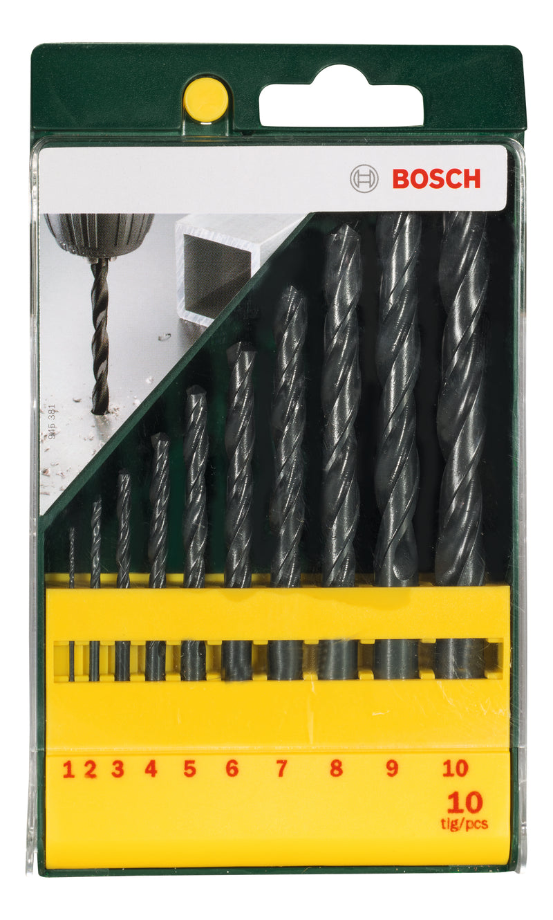 Bosch Promo HSS-R Drilling-Set, 10 pcs