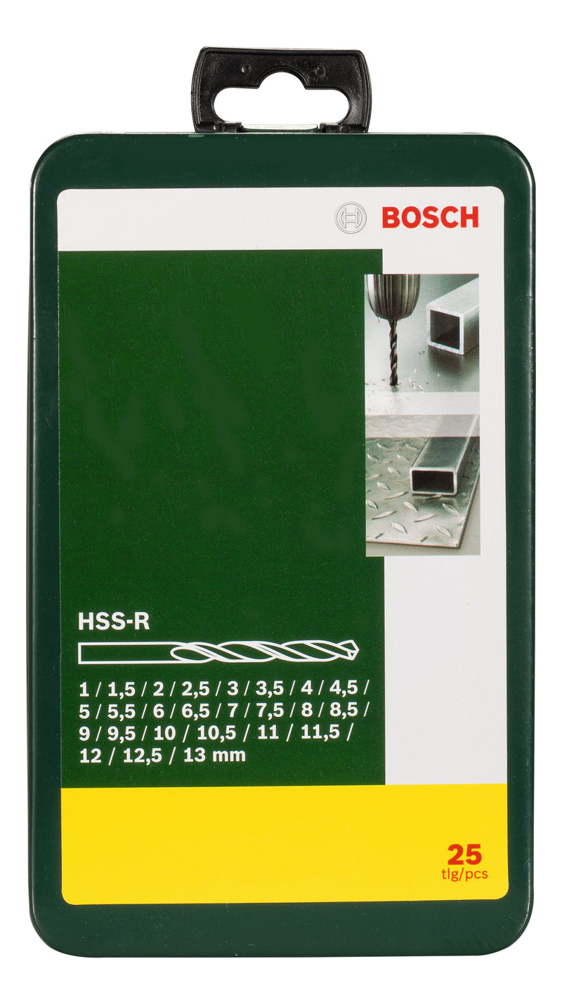 Bosch 25-piece HSS-R Drill Bit Set
