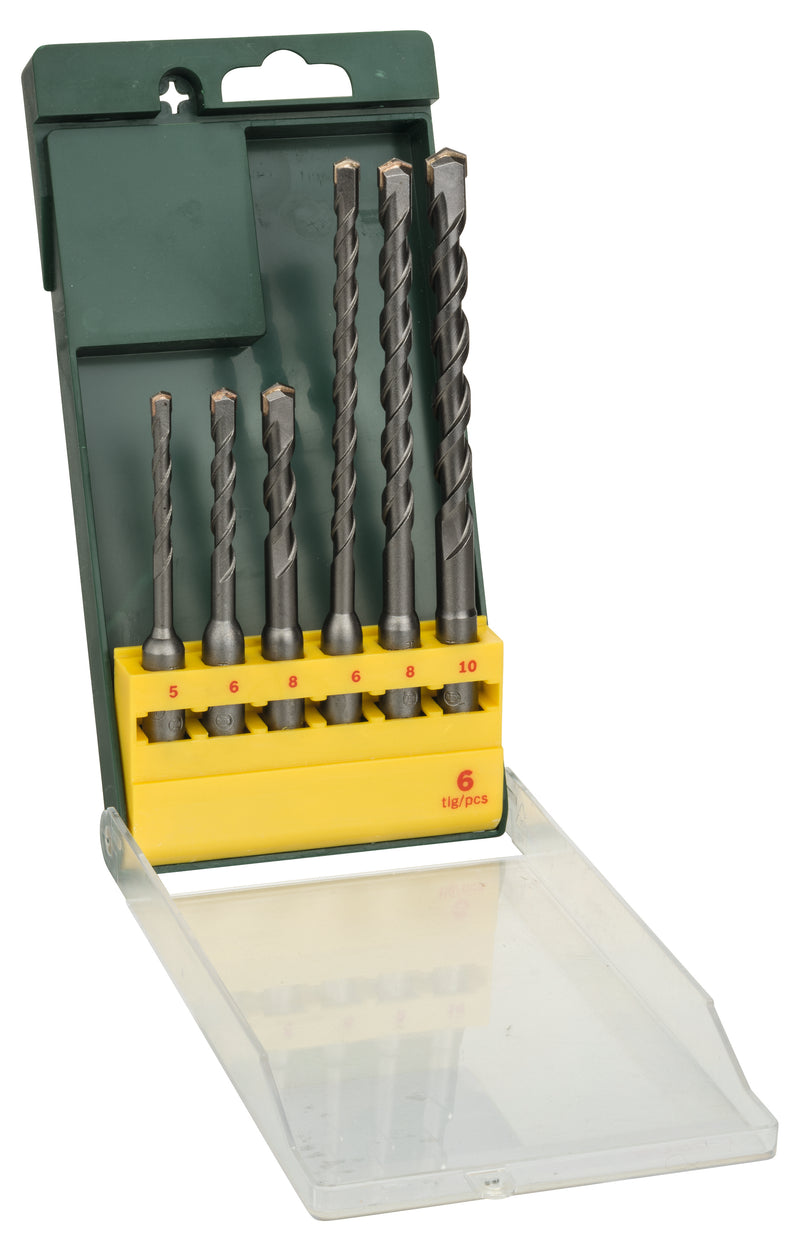 Bosch SDS Plus Hammer Drill Bit Set, 6 Pieces