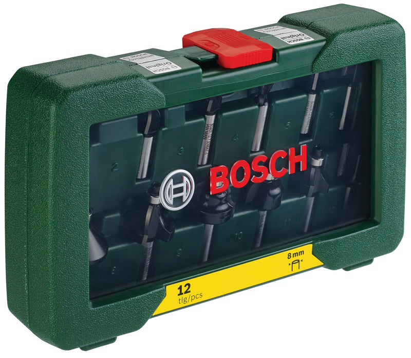 Conjunto Bosch de 12 cortadores TC (haste de 8 mm)