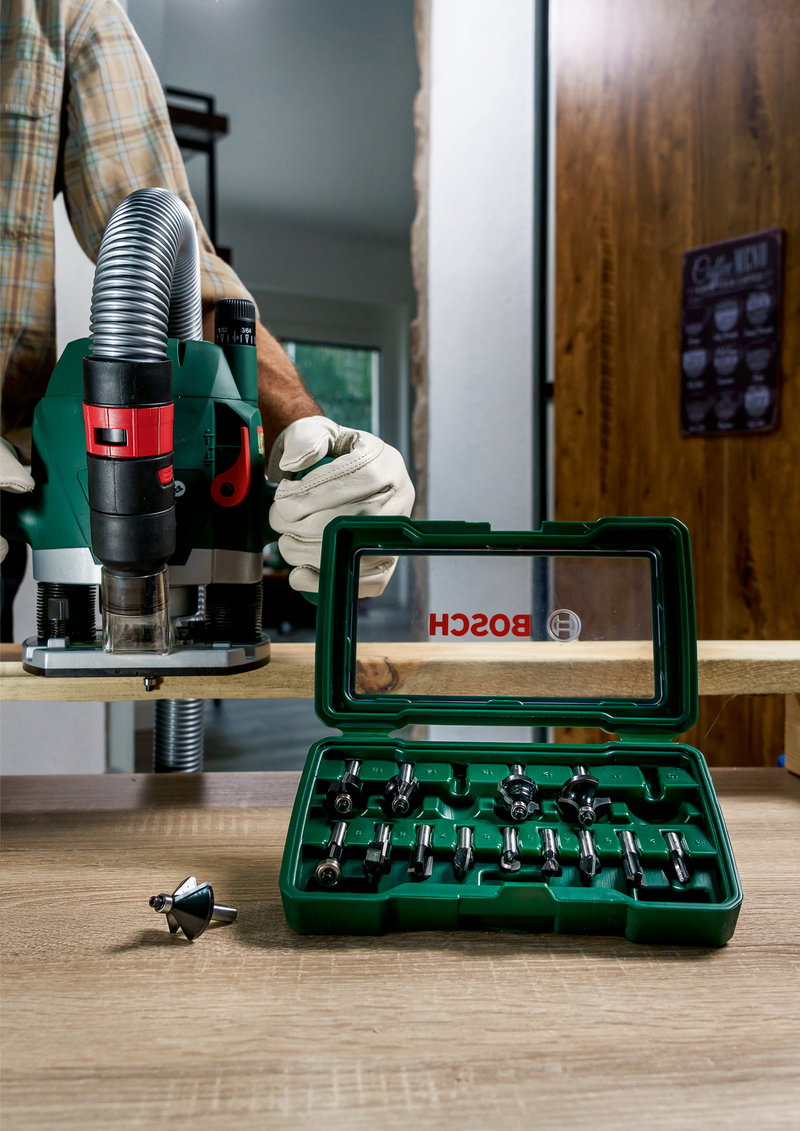 Conjunto de brocas para tupia Bosch xPromo 15Px8