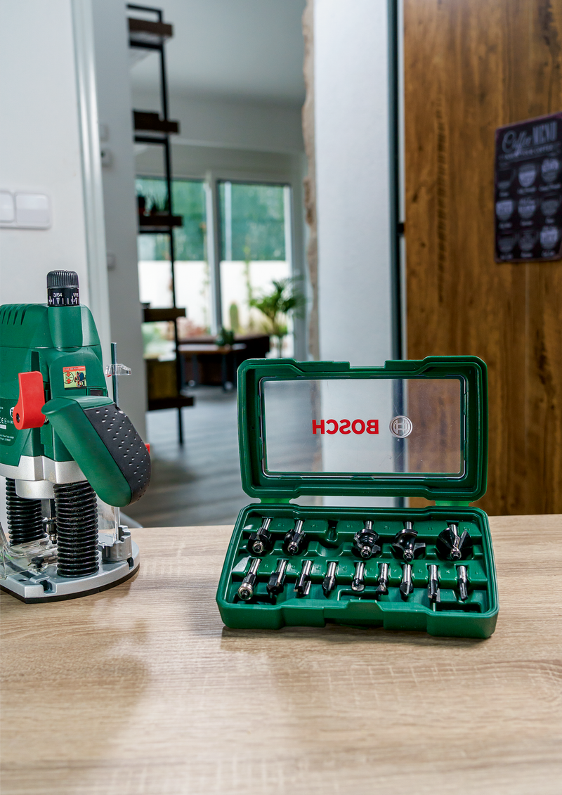 Conjunto de brocas para tupia Bosch xPromo 15Px8