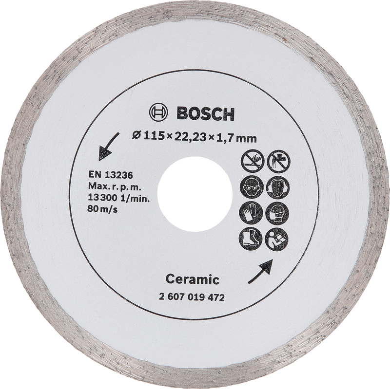 Disco de corte de azulejos diamantado Bosch 115 mm