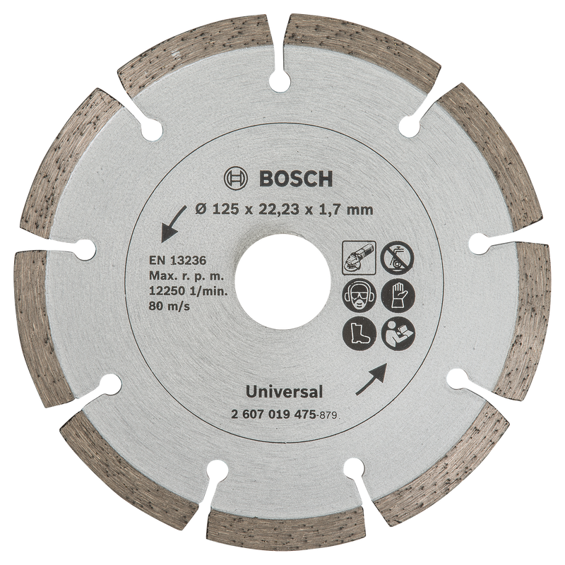 Material de construção Bosch 125 mm