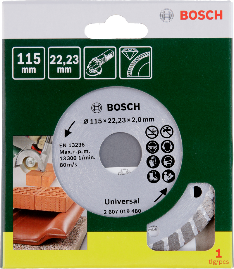 Disco de corte diamantado Bosch Turbo