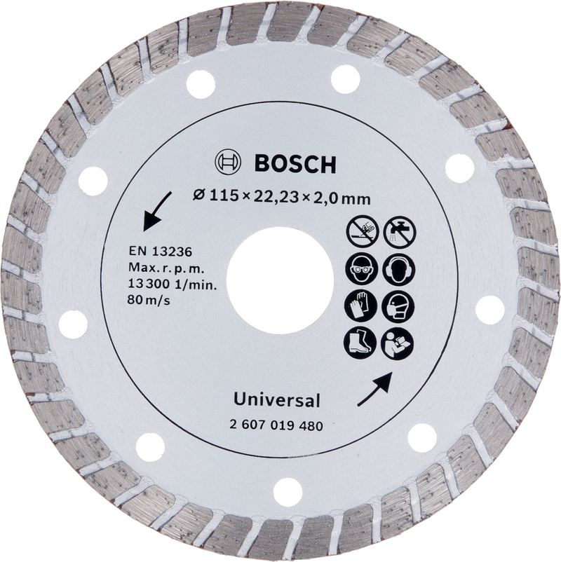 Disco de corte diamantado Bosch Turbo