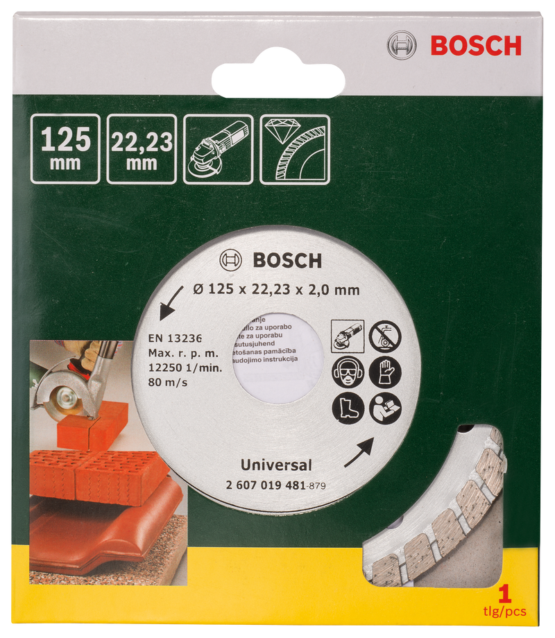 Disco de corte diamantado Bosch Turbo