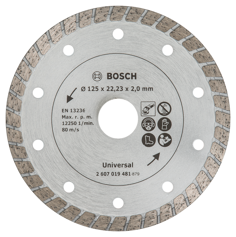 Disco de corte diamantado Bosch Turbo