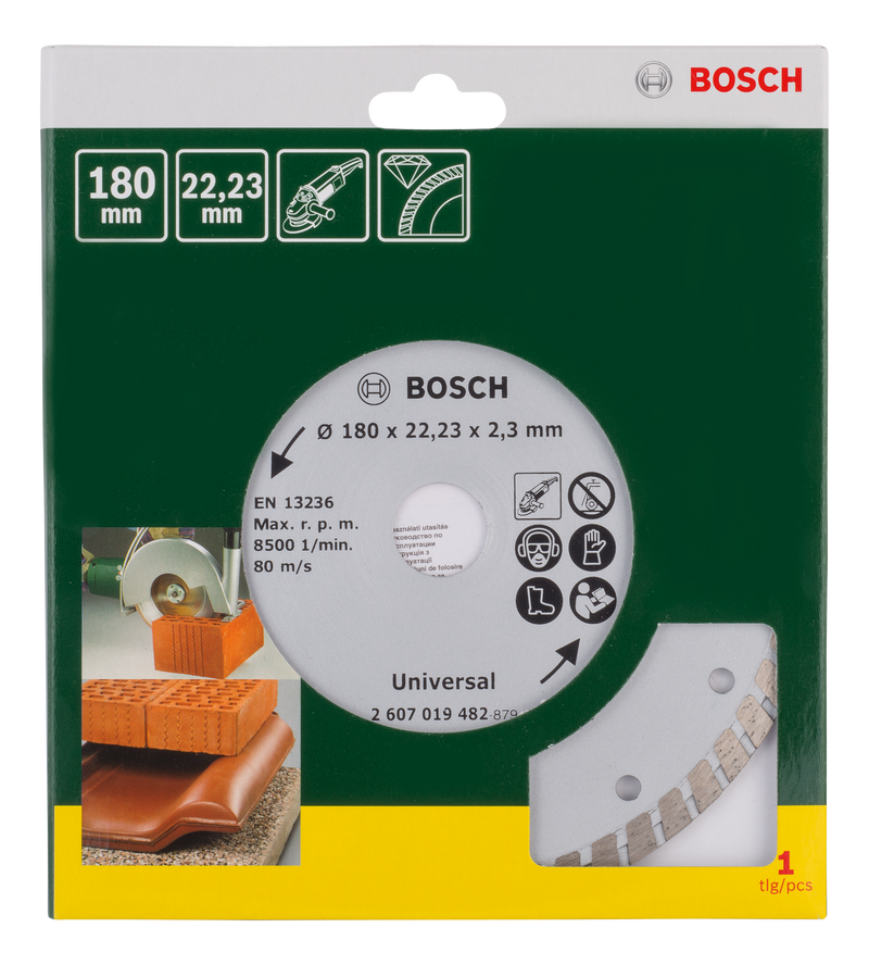 Disco de corte diamantado Bosch Turbo